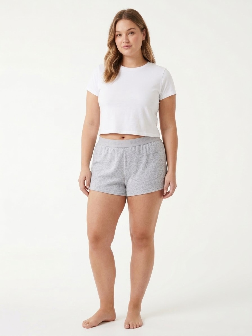 Juicy Couture Light Gray Lounge Shorts - XL